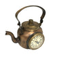 Table Clock - Old Brass Tea Kettle - ( TC109 ) - Vintage World Australia - 5