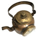 Table Clock - Old Brass Tea Kettle - ( TC109 ) - Vintage World Australia - 6