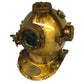 US Navy Mark V Diving Helmet – Brass Antique Finish - (DH103A) - Only 1 Available - Vintage World Australia - 1