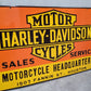 Harley Davidson Vintage Sign- (ESHA200) - Vintage World Australia - 1