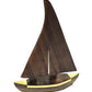 Wooden Sailing Boat 280mm - (WSB100) - Vintage World Australia - 5