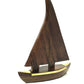 Wooden Sailing Boat 280mm - (WSB100) - Vintage World Australia - 2