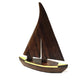 Wooden Sailing Boat 280mm - (WSB100) - Vintage World Australia - 3