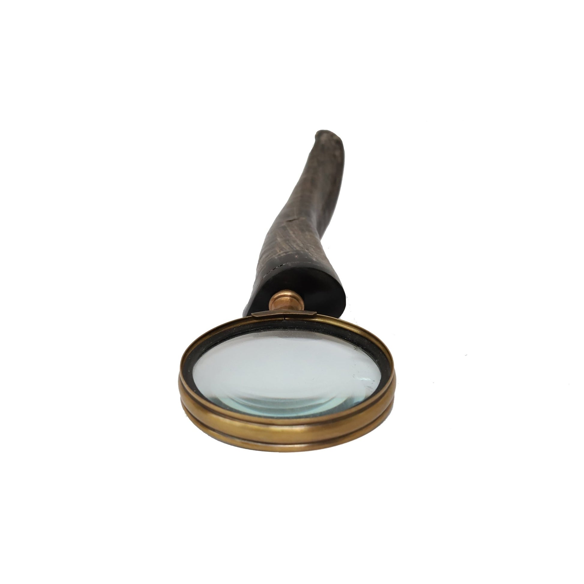 Horn Handle 75mm Magnifying Glass - (MN105) - Vintage World Australia - 4