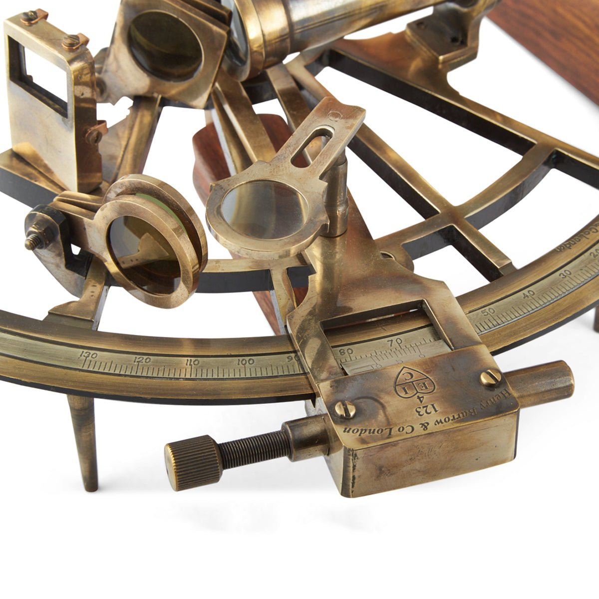 MALL INC. Sextant, Brass Hand-Made 9 Sextant, Nautical Working Sextant, Marine NAVIGATIONAL Ship Instrument