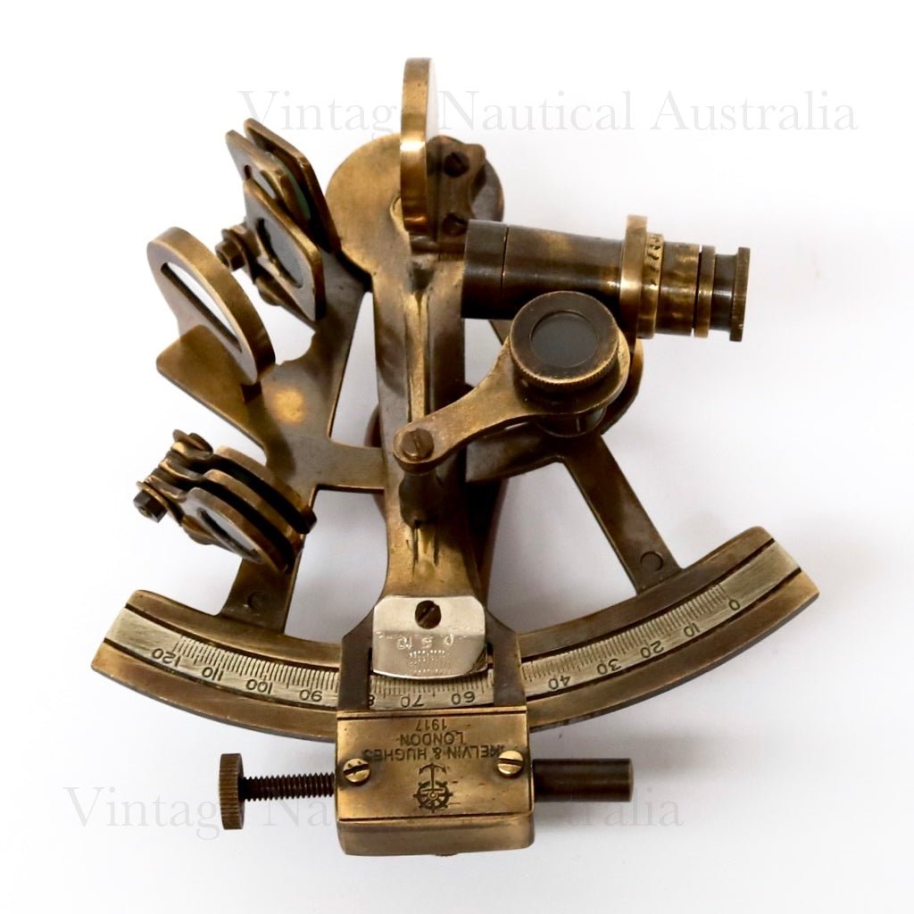 Nautical Sextant in a Hexagonal Box - ( STN101 ) – Vintage World Australia
