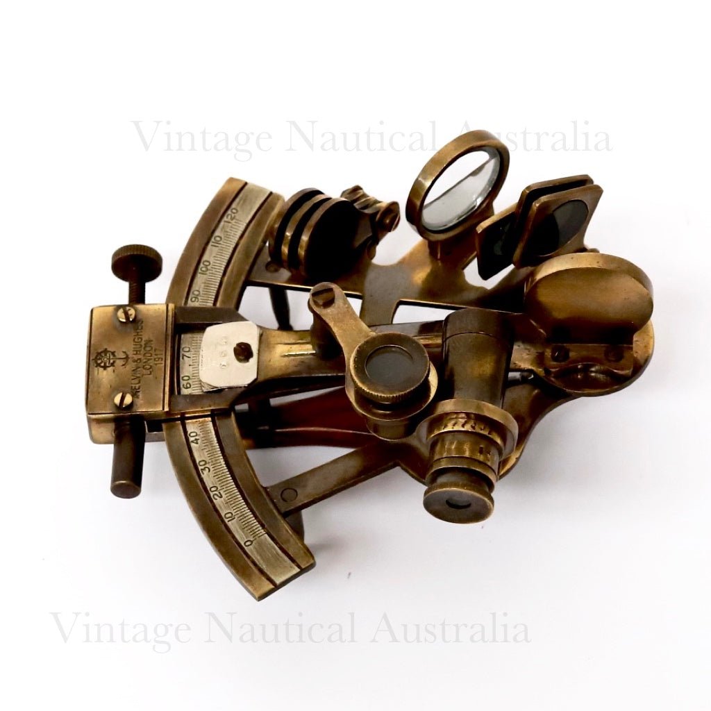 Nautical Sextant in a Hexagonal Box - ( STN101 ) - Vintage World Australia - 6
