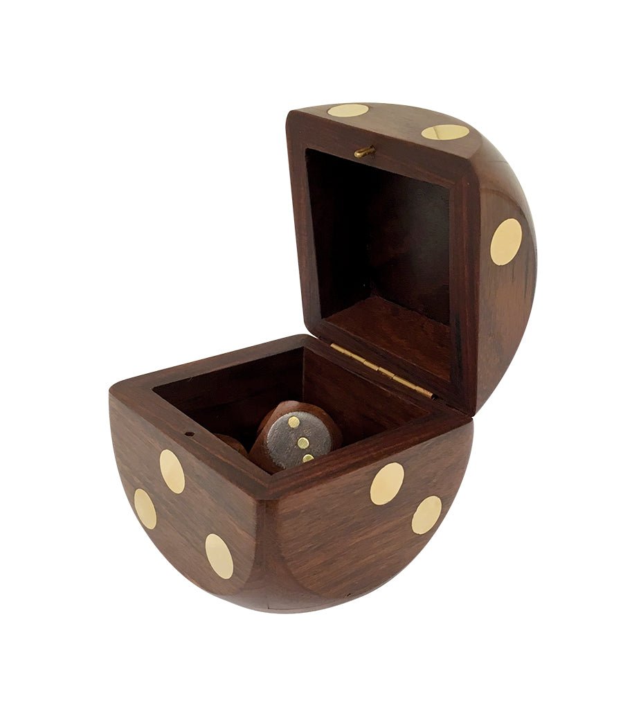 Wooden Dice Box - (WDS115) - Vintage World Australia - 4