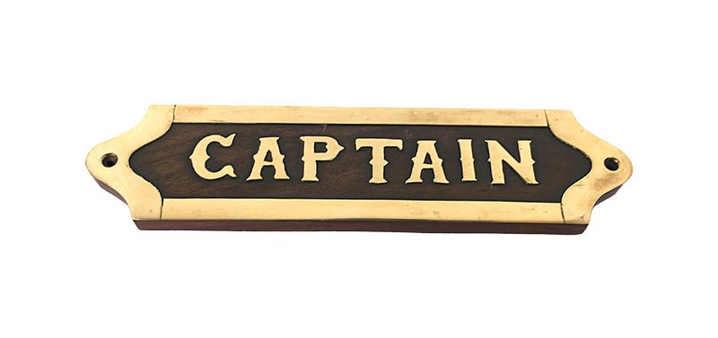 Captain Wall Plaque 200mm - (WP105 ) - Vintage World Australia - 4