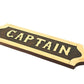 Captain Wall Plaque 200mm - (WP105 ) - Vintage World Australia - 1