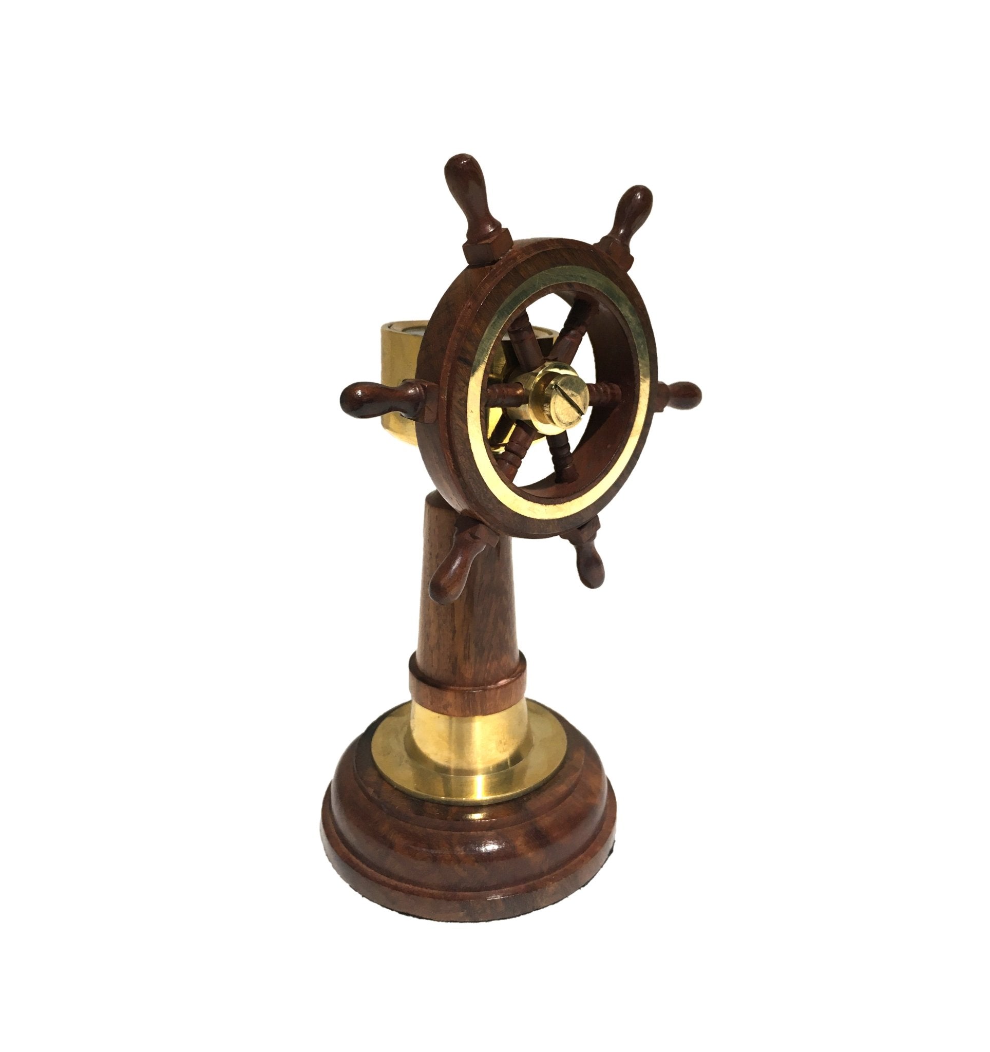 Ship Wheel & Compass- (WSC124) - Vintage World Australia - 3